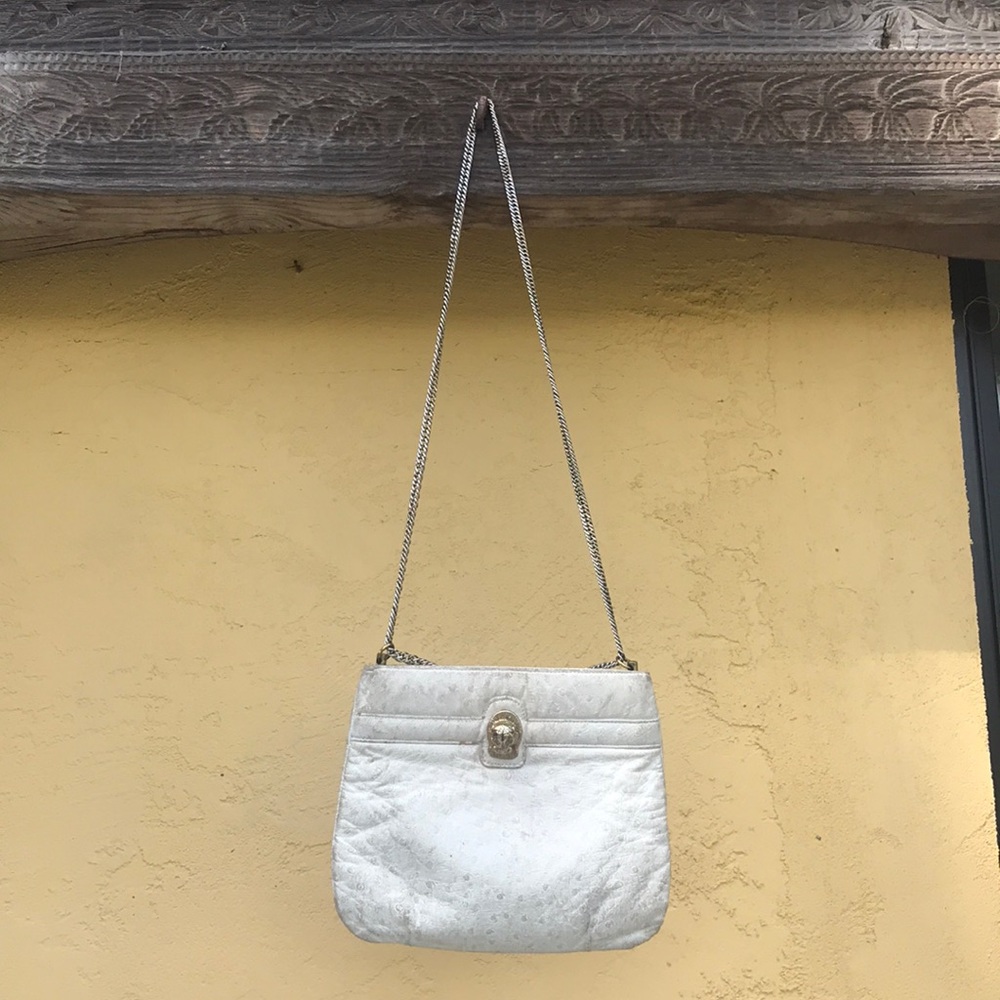 White vintage purse